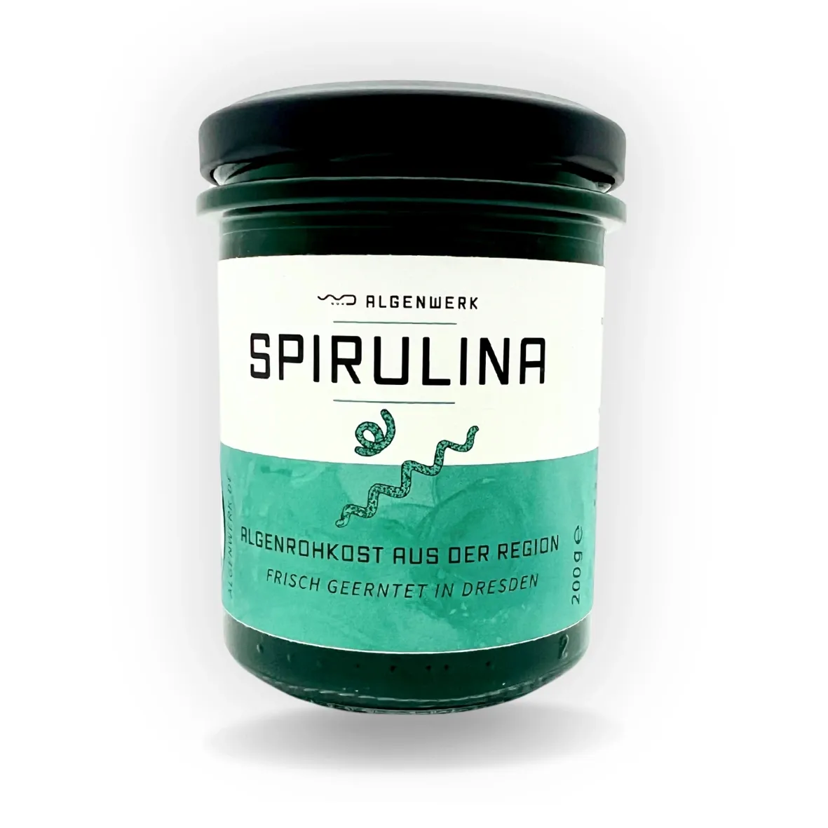 Spirulina frisch 10% TS, 170ml Glas -Online Shop-